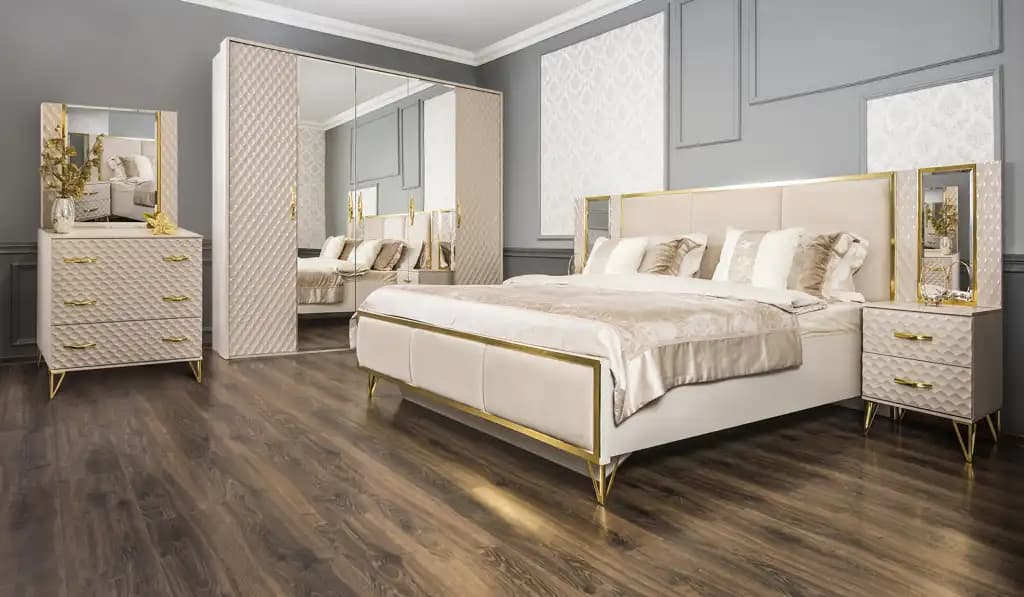 Спальня Lara (беж/золото)