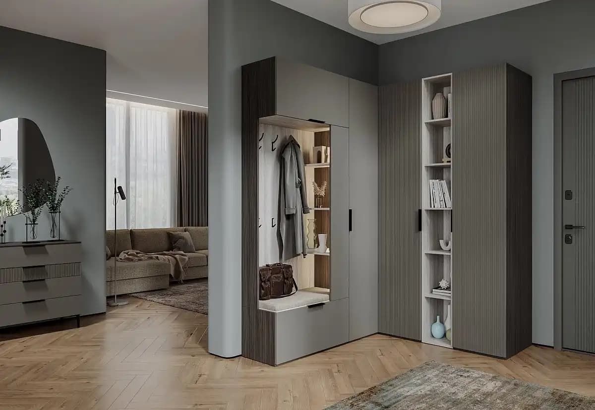 Прихожие Сохо графит